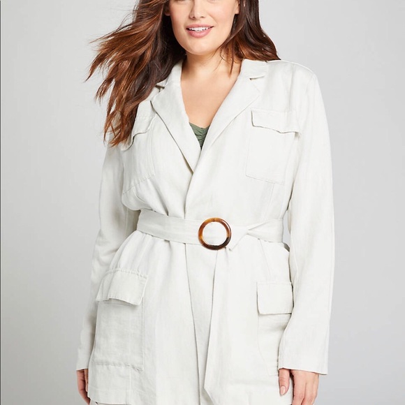 Lane Bryant Jackets & Blazers - New Belted Utility Jacket Size 18